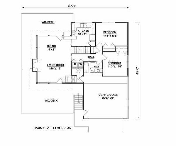 main floor house blueprint