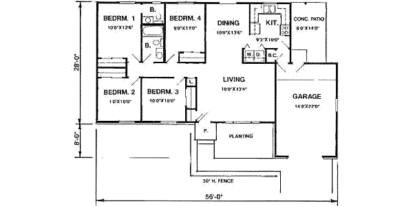 main floor house blueprint