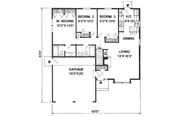 main floor house blueprint