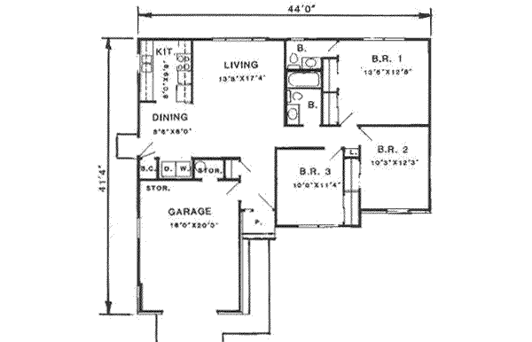 main floor house blueprint