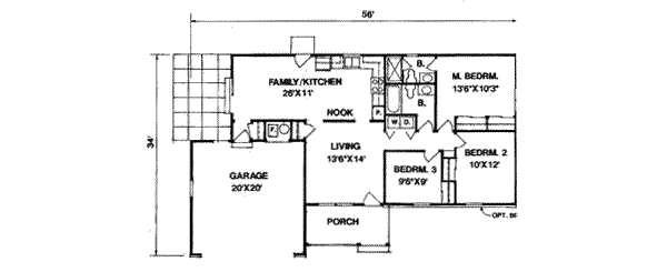 main floor house blueprint
