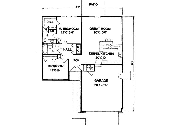 main floor house blueprint