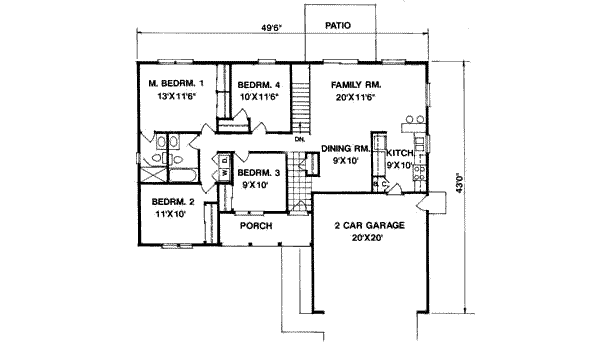 main floor house blueprint