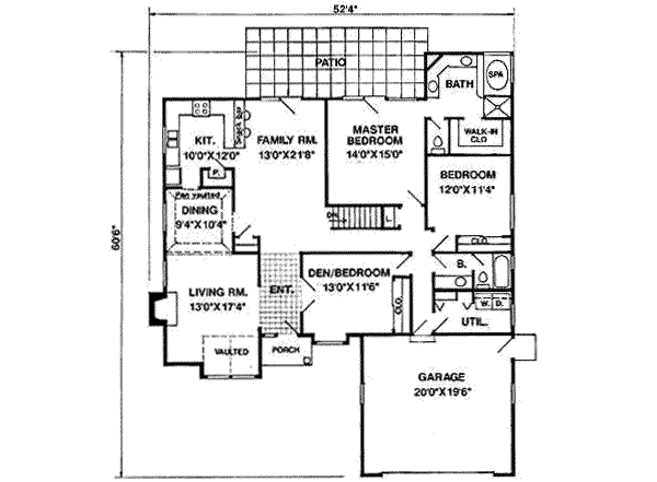 main floor house blueprint