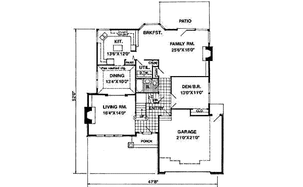main floor house blueprint