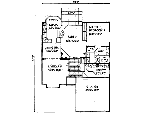 main floor house blueprint