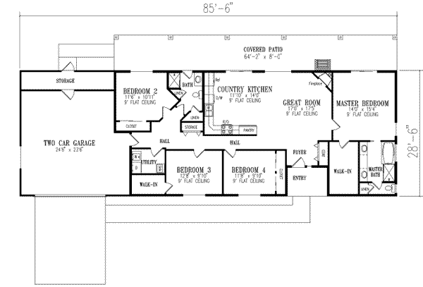 main floor house blueprint