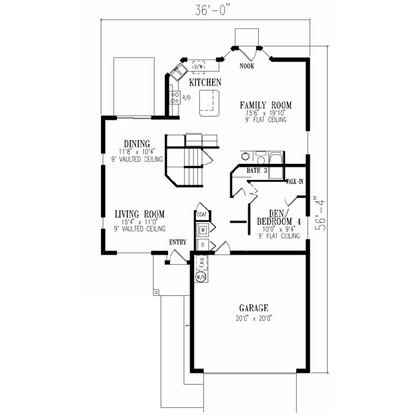 main floor house blueprint