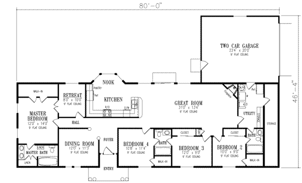 main floor house blueprint