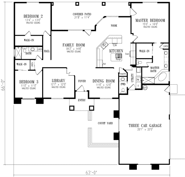 main floor house blueprint
