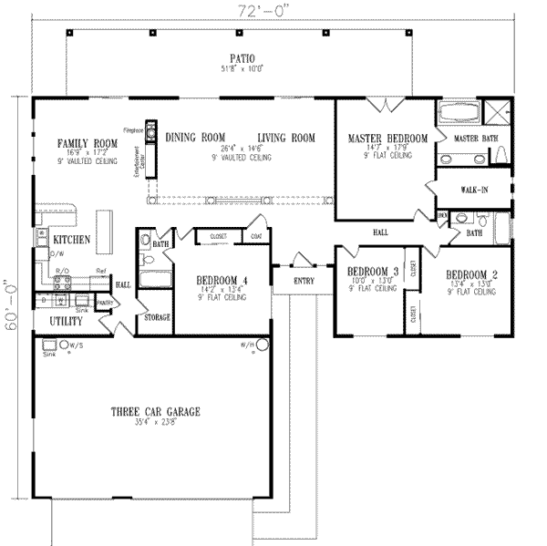 main floor house blueprint