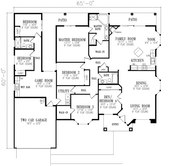 main floor house blueprint