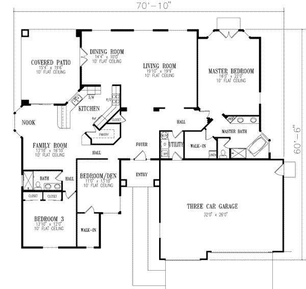 main floor house blueprint