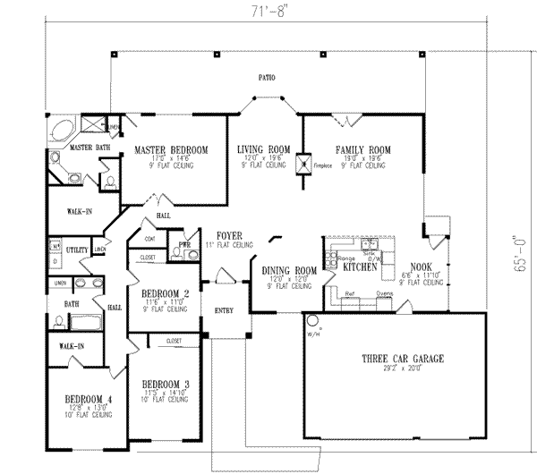 main floor house blueprint