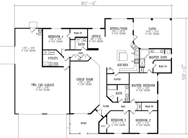 main floor house blueprint