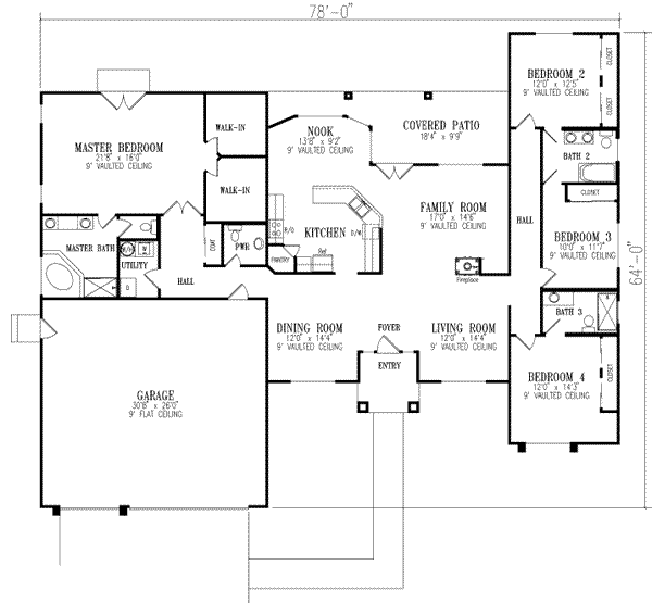 main floor house blueprint