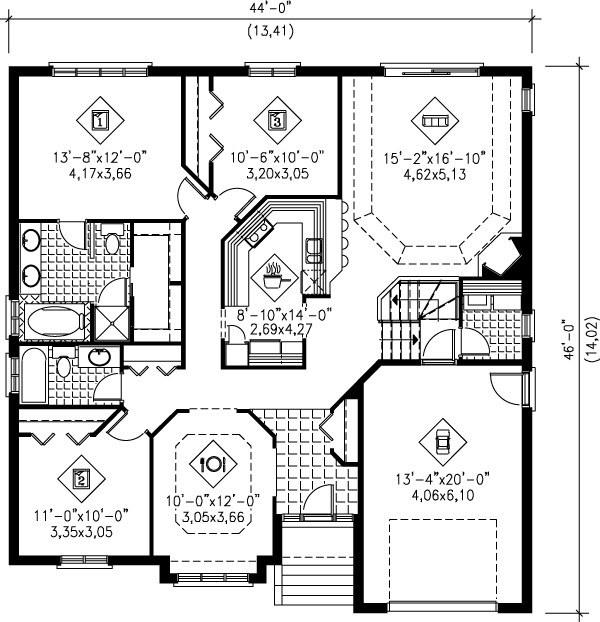 main floor house blueprint