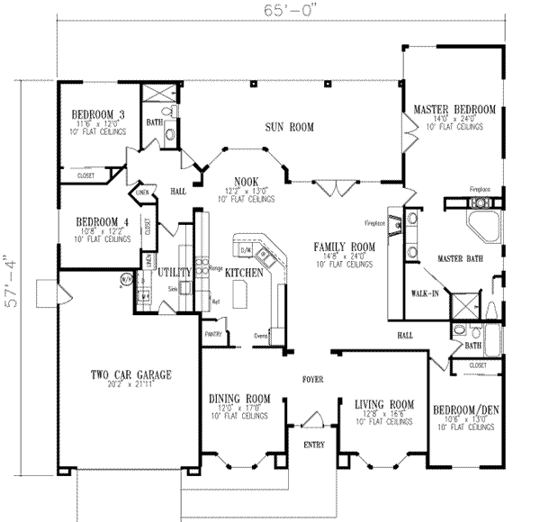 main floor house blueprint