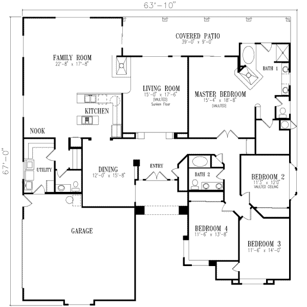 main floor house blueprint