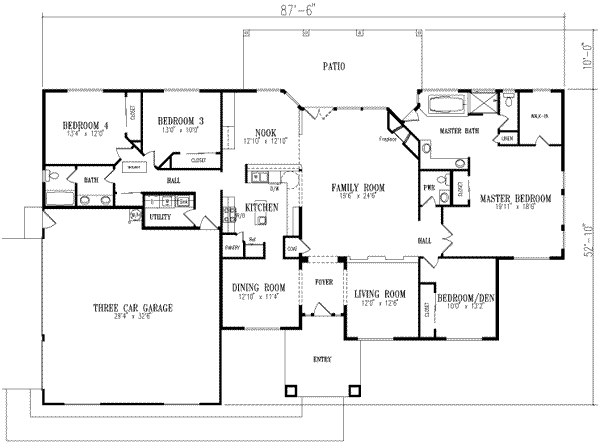 main floor house blueprint