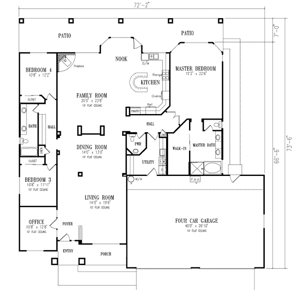 main floor house blueprint