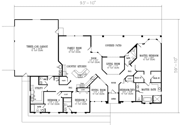 main floor house blueprint
