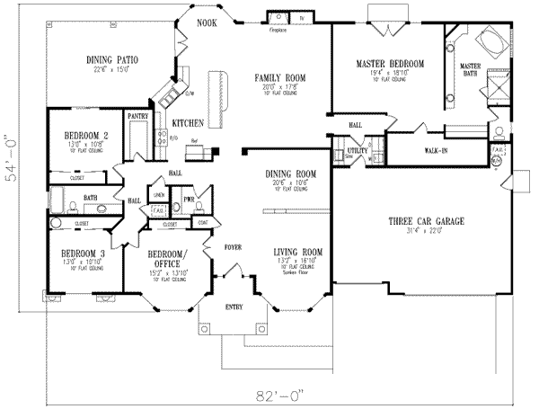main floor house blueprint