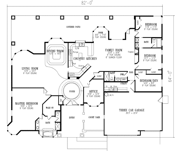 main floor house blueprint