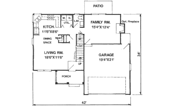 main floor house blueprint