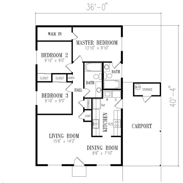 main floor house blueprint