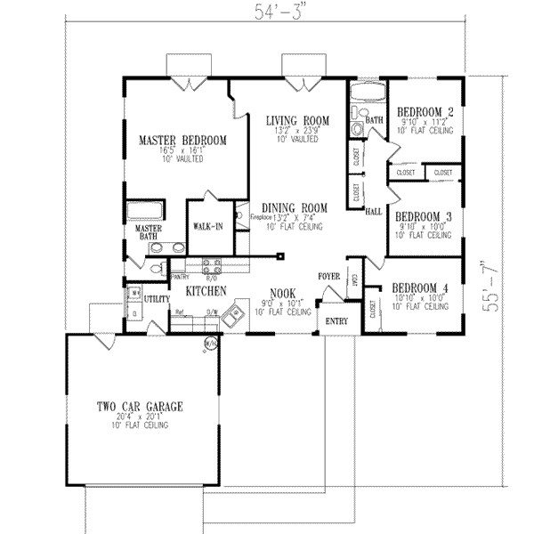 main floor house blueprint