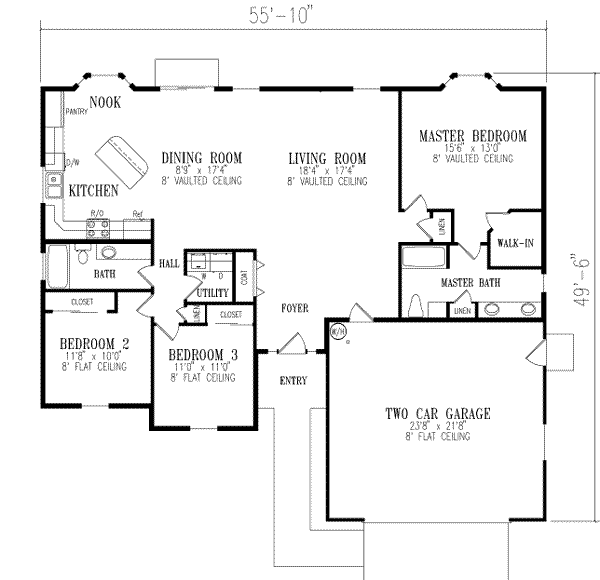 main floor house blueprint