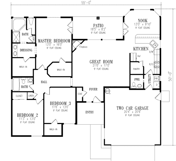 main floor house blueprint