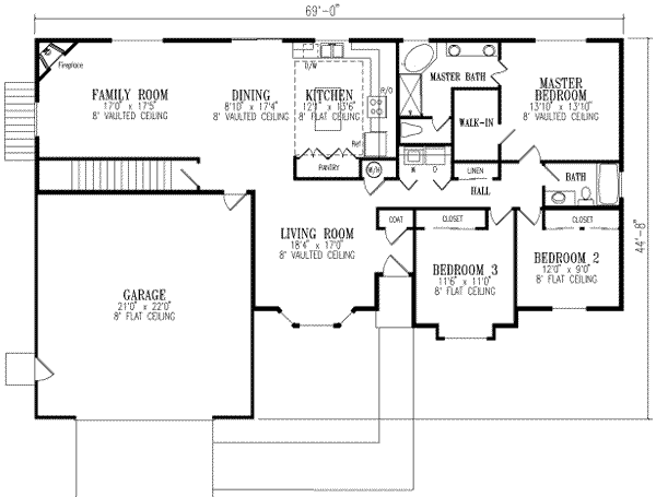 main floor house blueprint