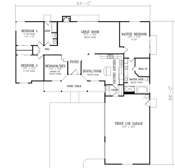 main floor house blueprint