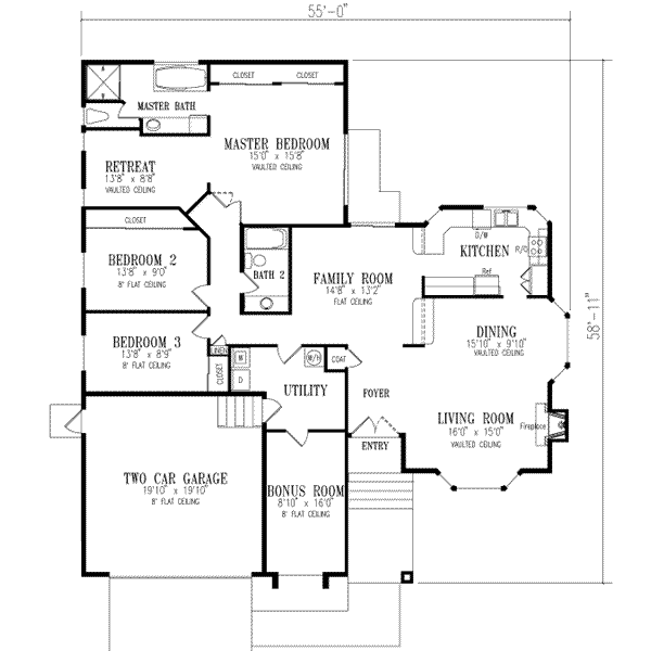 main floor house blueprint