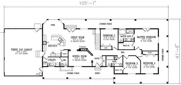 main floor house blueprint