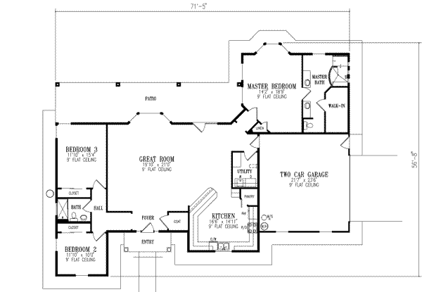 main floor house blueprint