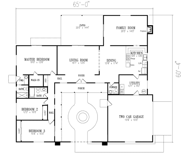main floor house blueprint