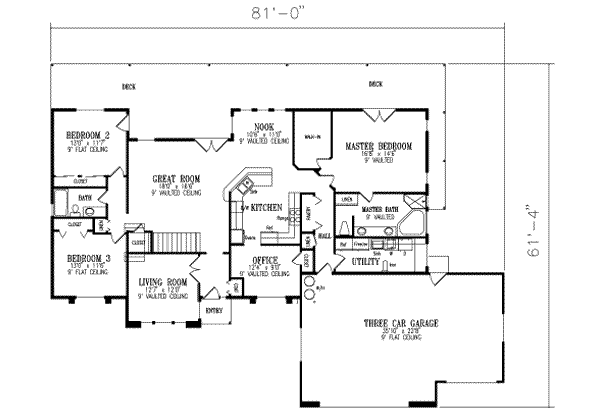 main floor house blueprint