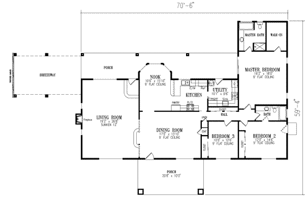 main floor house blueprint