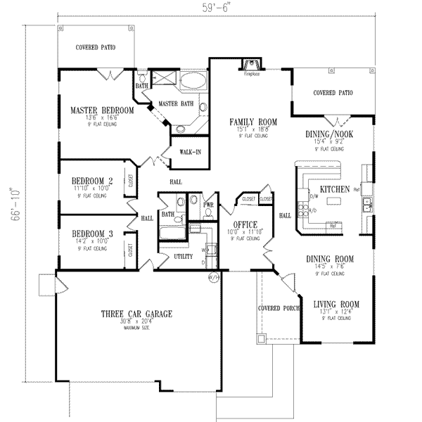 main floor house blueprint