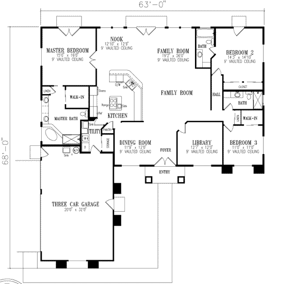 main floor house blueprint