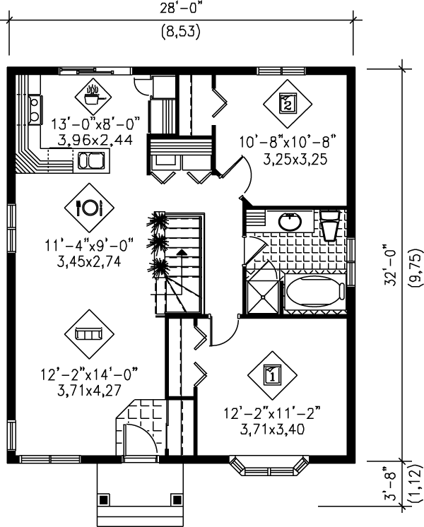 main floor house blueprint