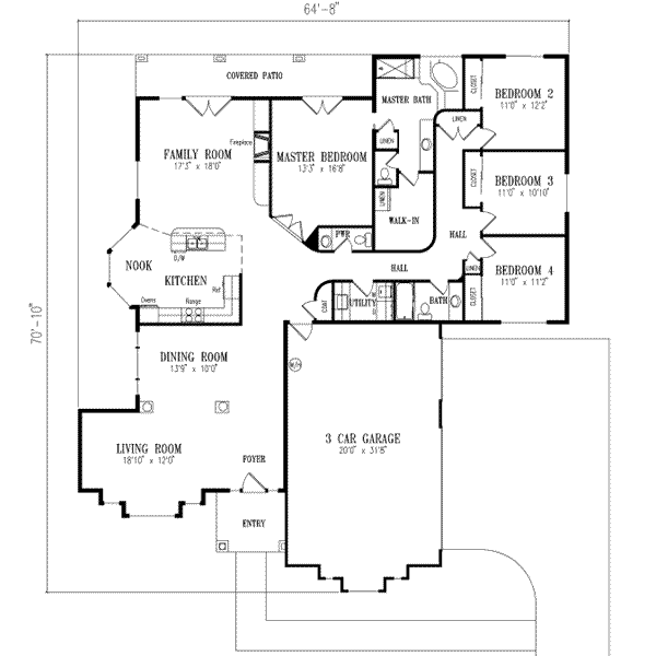 main floor house blueprint
