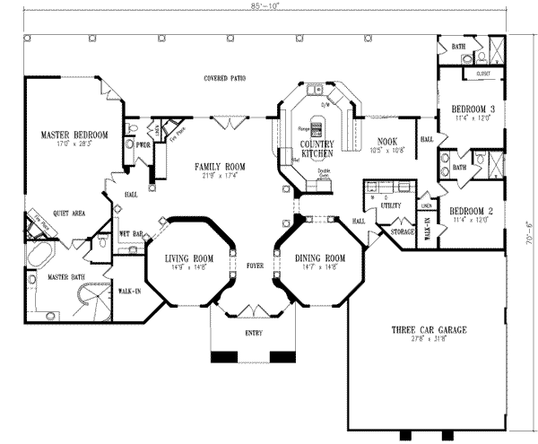 main floor house blueprint