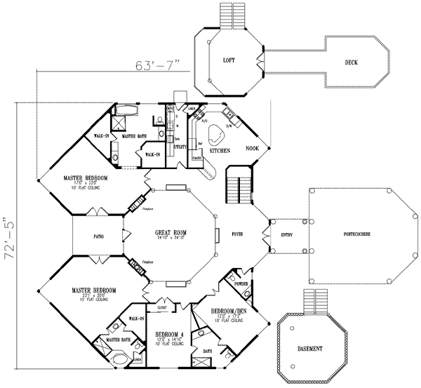 main floor house blueprint