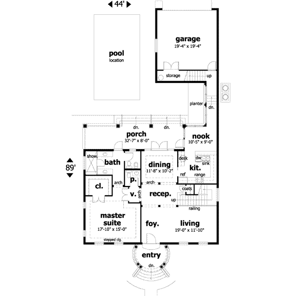 main floor house blueprint