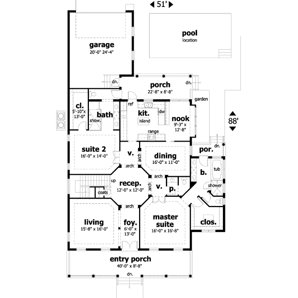 main floor house blueprint