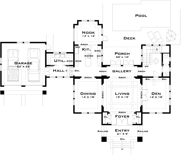 main floor house blueprint